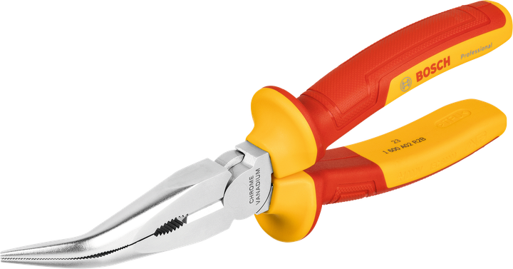 专业系列200毫米VDE 40°尖嘴弯钳