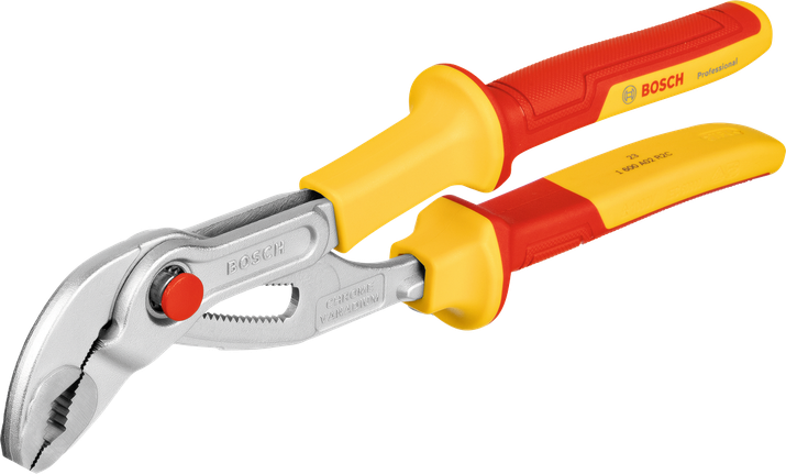 BoschVDE 水泵钳 250 毫米 铬钒钢。