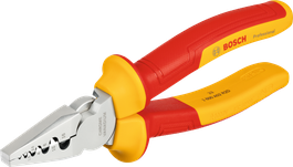 BoschVDE 压线钳 180 毫米，带绝缘手柄。