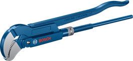 Bosch卫生级45°铬钒钢弯头管钳。