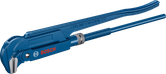 Bosch卫生级90°角管钳，铬钒钢材质。