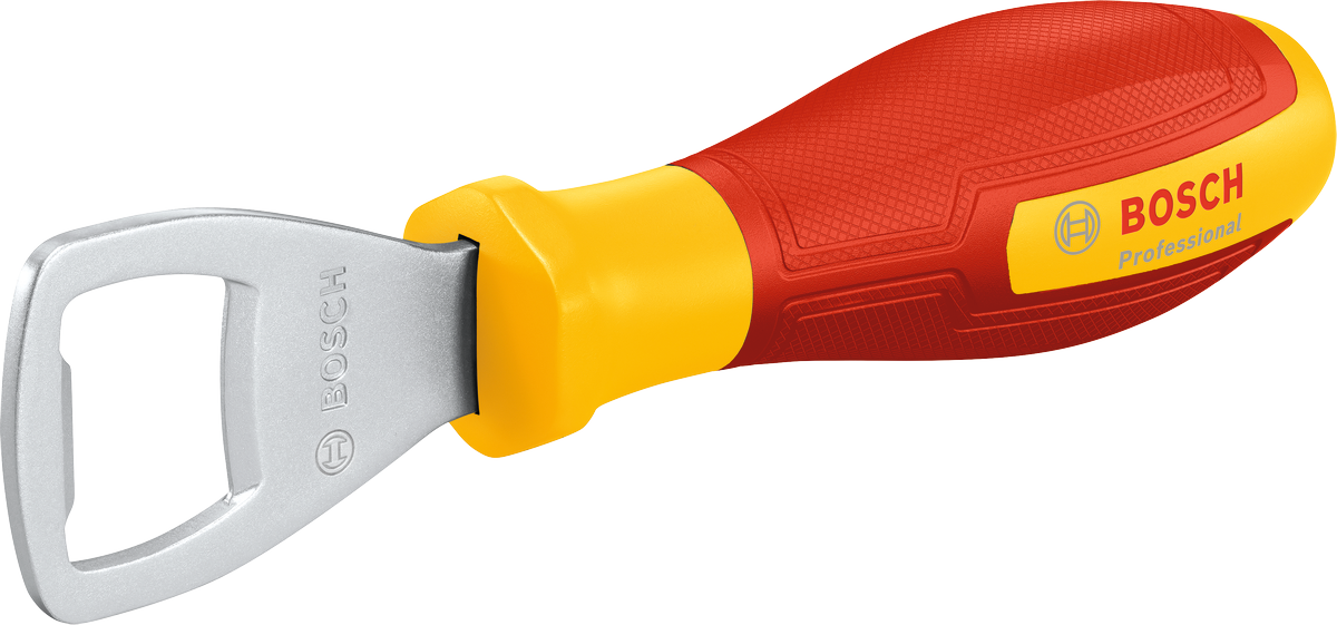 Bosch黄红相间手柄开瓶器。