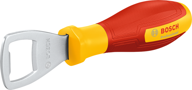 Bosch黄红相间手柄开瓶器。