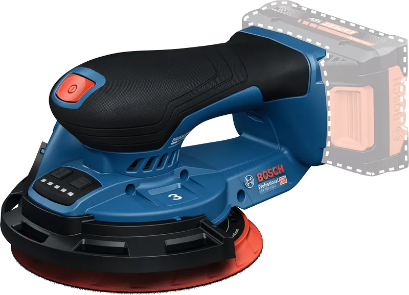 BoschGEX 18V-150 无绳随机轨道砂光机。.