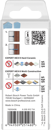 BoschEXPERT HEX-9 钻头套装 5 件套.