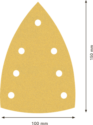 Bosch EXPERT C470 砂纸 100x150 毫米 G120。.