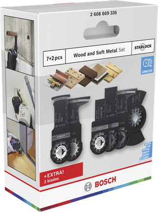 Bosch木质和软金属刀片套装 9 件.