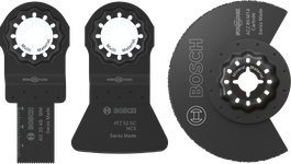 Bosch瓷砖刀片套装 3 件套，适用于多种材料切割。.
