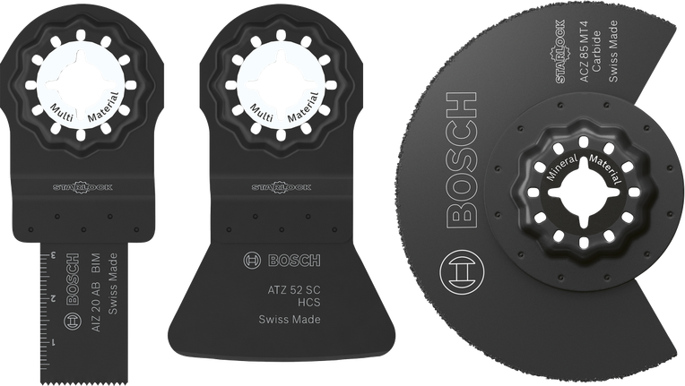 Bosch瓷砖刀片套装 3 件，适用于多种材料切割。.
