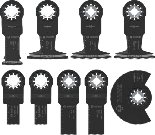Bosch木材和软金属套装 9 件套多功能工具。.