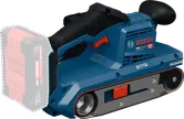 BoschGBS18V-75 带式砂光机，带 18V 电池槽。