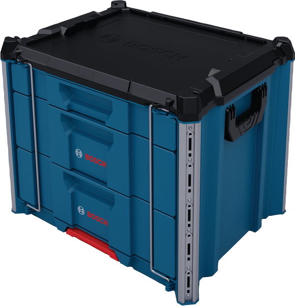 Bosch L-BOXX Contractor Drawer 3 手提箱系统。