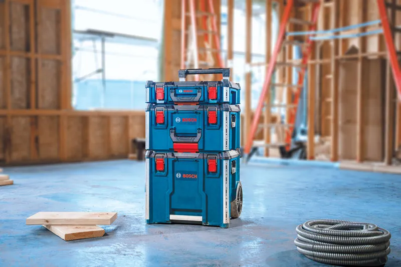 BoschL-Boxx 承包商带轮工具存储系统。.