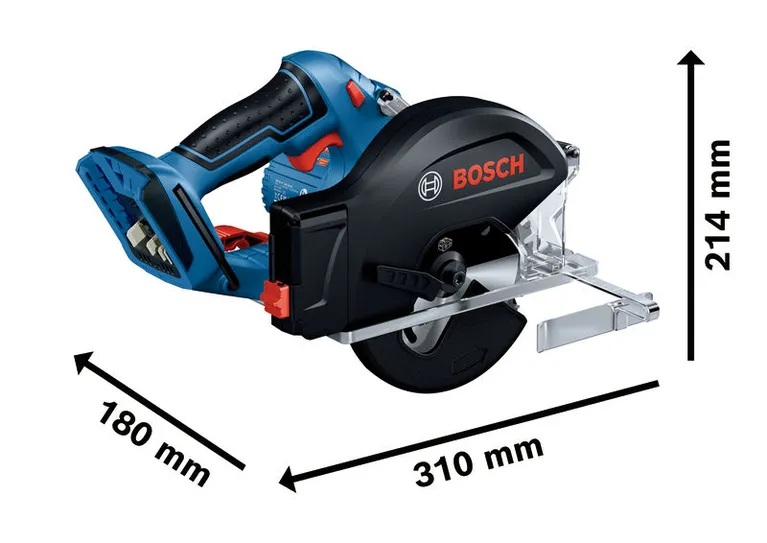 BoschGKM 18V-50 无绳圆锯，长度 310 毫米。