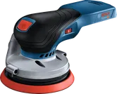BoschGEX 18V-125 无绳随机轨道砂光机。