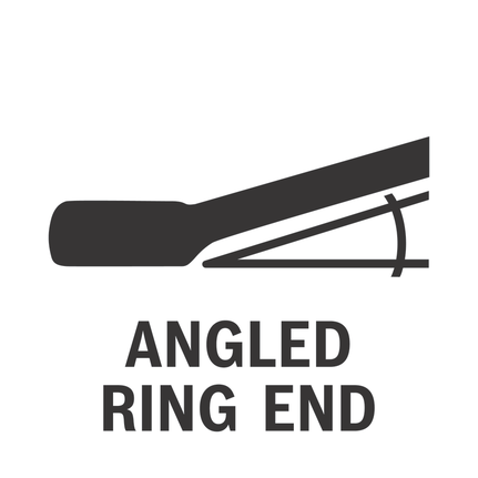 斜角环端。