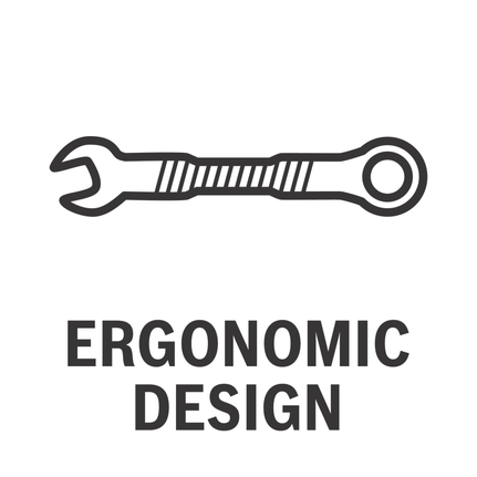 符合人体工程学的手动工具。