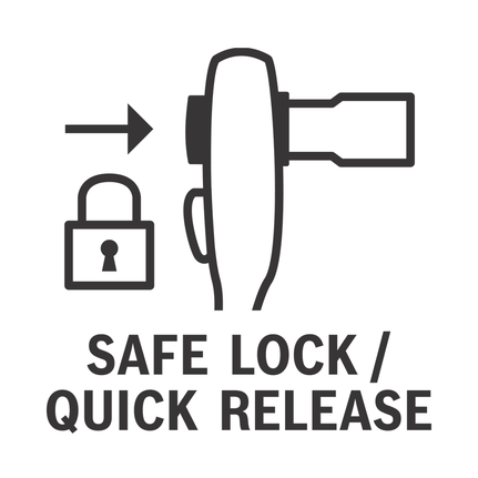 棘轮锁定按钮。