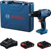 BoschGSB 18V-45 无绳电钻套装，含电池和充电器。
