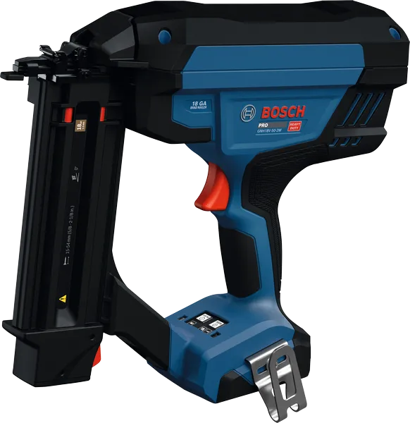 BoschGNH18V-50-2M 无绳 18 号直钉枪。