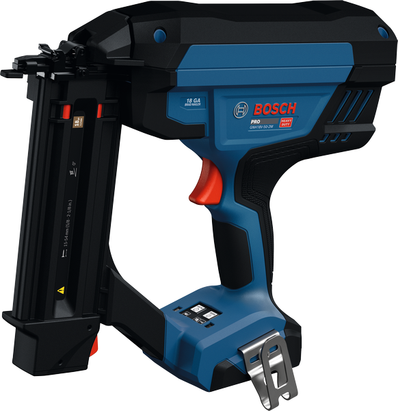 BoschGNH18V-50-2M 无绳 18 号直钉枪。