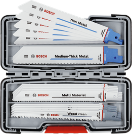 Bosch20 件套往复锯片套装，适用于木材和金属。