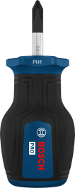 BoschPRO 短柄螺丝刀 PH1 x 25 毫米。