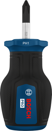 BoschPRO 短柄螺丝刀 PH1 x 25 毫米。