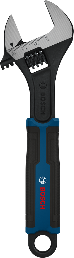Bosch200 毫米宽口可调扳手。