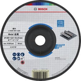 Bosch金属研磨盘 180 x 6.8 x 22.23 毫米。