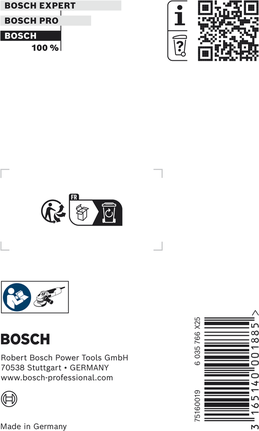 Bosch通用手柄保护套配件包装。
