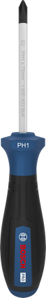 BoschPRO PH1 x 75 毫米螺丝刀，带人体工程学手柄。