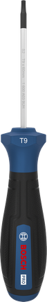 BoschPRO TX9 螺丝刀，蓝色人体工学手柄。