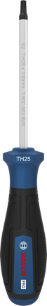 BoschPRO TH25 x 100 毫米螺丝刀，带人体工程学手柄。