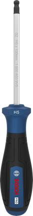 BoschPRO H5 x 100 毫米螺丝刀，带人体工程学手柄。