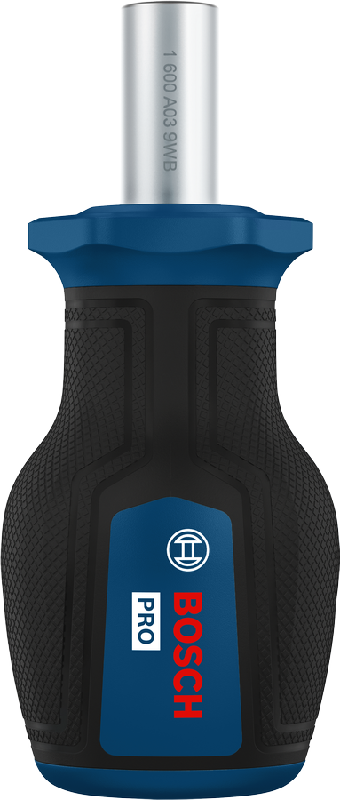 BoschPRO 短柄螺丝刀，带人体工程学手柄。