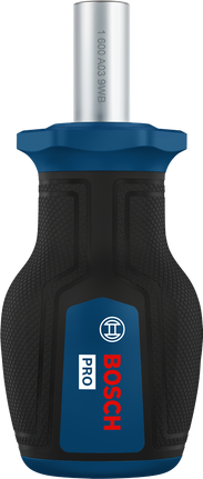 BoschPRO 短柄螺丝刀，带人体工程学手柄。