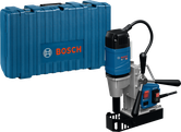BoschGBM 38 HD 磁力钻，带工具箱。