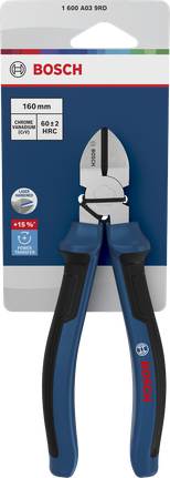 Bosch160 毫米斜口钳，带多组件手柄。
