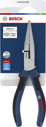 Bosch180 毫米长嘴钳，带多组分手柄。