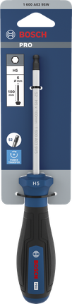BoschPRO H5 x 100 毫米螺丝刀，带人体工程学手柄。