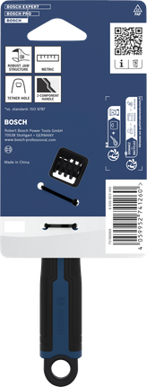 Bosch150 毫米可调扳手，钳口结构坚固。