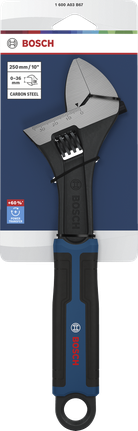 Bosch可调扳手 250 毫米，开口范围 0-36 毫米。