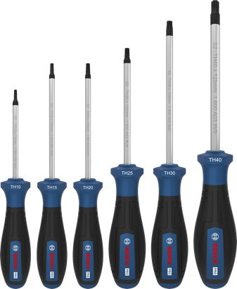 PRO专业系列梅花安全型螺丝刀套装，6件装
