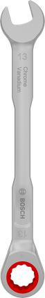 Bosch棘轮组合扳手 13 毫米铬钒钢。