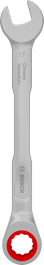 Bosch17 毫米棘轮组合扳手，铬钒钢材质。