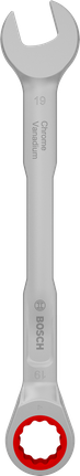 Bosch棘轮组合扳手 19 毫米铬钒钢。