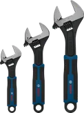 Bosch可调扳手套装 150、200、250 毫米。