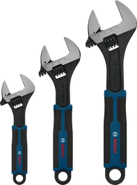 Bosch可调扳手套装 150、200、250 毫米。