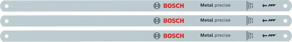 Bosch300 毫米 24 TPI 双金属锯条 3 件装。